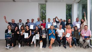 Konkurso „Naujasis knygnešys 2020“ laureatai ir organizatoriai