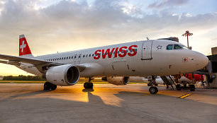 Oro bendrovės „Swiss“ lėktuvas