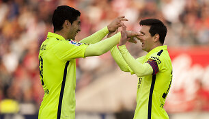 Luisas Suarezas ir Lionelis Messi