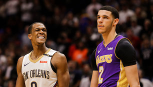 Rajonas Rondo ir Lonzo Ballas