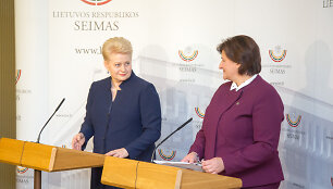 Dalia Grybauskaitė ir Loreta Graužinienė