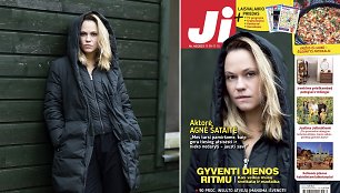 Agnė Šataitė ir žurnalo JI Nr.45