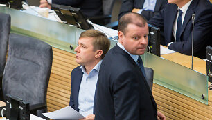 Saulius Skvernelis ir Ramūnas Karbauskis