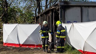 Gelbėjimo komanda įvykio vietoje