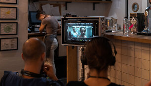 Filmo &bdquo;Paralyžius&ldquo; filmavimo aik&scaron;telė