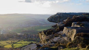 Curbar Edge uola