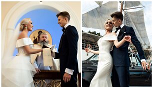 Ernesto Mongino ir Lauros Staržinskaitės vestuvių akimirka