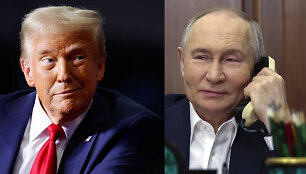 Donaldas Trumpas ir Vladimiras Putinas
