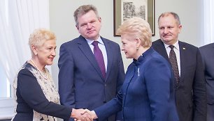 Irena Degutienė ir Dalia Grybauskaitė