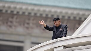 &Scaron;iaurės Korėjos lyderis Kim Jong Unas