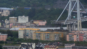 Italijoje sugriuvo greitkelio viadukas