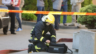 Mikalojaus Konstantino Čiurlionio menų mokykloje surengtos gaisro prastybos