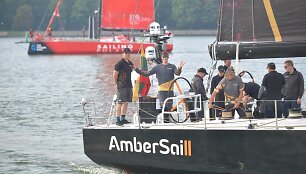 &bdquo;Ambersail2&ldquo; ir &bdquo;Sailing Poland&ldquo; lenktynių startas