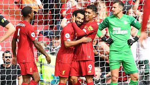 Mohamedas Salahas ir Roberto Firmino