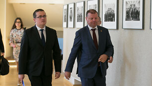 Skirmantas Malinauskas ir Saulius Skvernelis