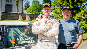 Legendinio ralisto Aurelijaus Sima&scaron;kos sūnus Justas &bdquo;Rally Talsi&ldquo; pradės kovas Lietuvos ralio čempionate