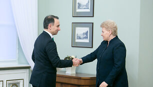 Rokas Masiulius ir Dalia Grybauskaitė