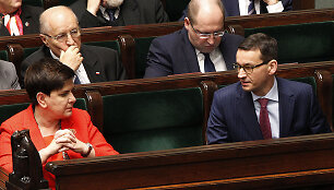 Beata Szydlo ir Mateuszas Morawieckis