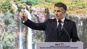 Emmanuelis Macronas / LUDOVIC MARIN / AFP