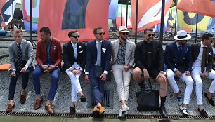 „Pitti Uomo“ vyrų mados savaitė Florencijoje