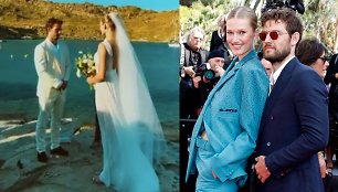 Aktorius A.Pettyferis ir modelis T.Garrn antrąsyk susituokė Graikijoje: jautėsi it sapne