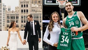 Tyleris Cavanaugh ir jo žmona Maddy Doyle