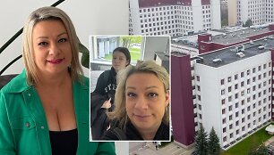 Rūta Luko&scaron;evičiūtė-Daudienė su dukra Lėja, Santaros klinikos