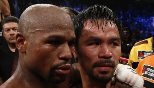 Floydas Mayweatheris prie&scaron; Manny Pacquiao