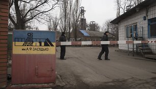 Ukrainos anglių kasyklą sudrebino sprogimas