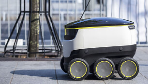 Estijos startuolio &bdquo;Starship Technologies&ldquo; gatvės robotai