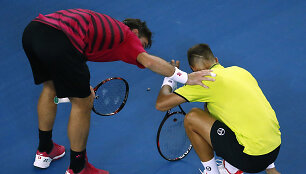 Stanas Wawrinka ir Martinas Kližanas