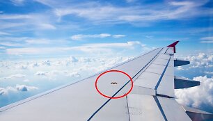 Kam reikalingi tie nedideli kabliukai ant lėktuvo sparnų?