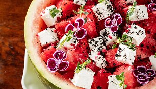 Arbūzų salotos su feta