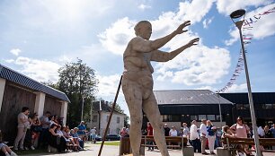 Mykolo Saukos skulptūra &bdquo;Liudytoja&ldquo; / Augustas Stankevičius nuotr.