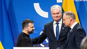 Volodymyras Zelenskis, Gitanas Nausėda, Andrzejus Duda