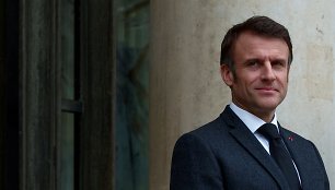 Prancūzijos prezidentas Emmanuelis Macronas