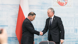 Andrzejus Duda ir Gitanas Nausėda