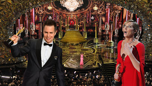„Oskarų“ apdovanojimų ceremonijoje geriausiais antraplaniais aktoriais paskelbti Samas Rockwellas ir Allison Janney