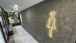 Atnaujinti tualetai Vilniaus centre
