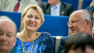 Rasa Budbergytė ir Juozas Olekas