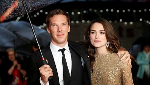 Benedictas Cumberbatchas ir Keira Knightley