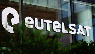 &bdquo;Eutelsat&ldquo; logotipas / Sarah Meyssonnier / REUTERS