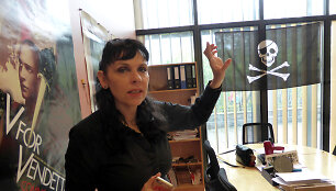 Piratų partijos lyderė Birgitta Jonsdottir