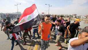 Antivyriausybiniai protestai Bagdade