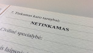 Netinkamas karo tarnybai