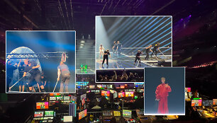 Per pusę minutės paruo&scaron;iama eurovizinė scena