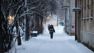  Vilniuje įsismarkauja pūga