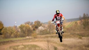 Motociklininkas Arūnas Gelažninkas