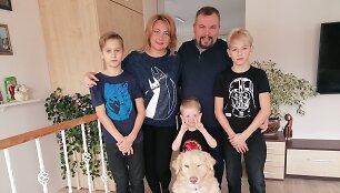 Marius Kuitniauskas su &scaron;eima