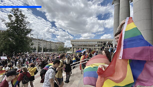 Vilniuje rengiamos LGBT eitynės už lygybę